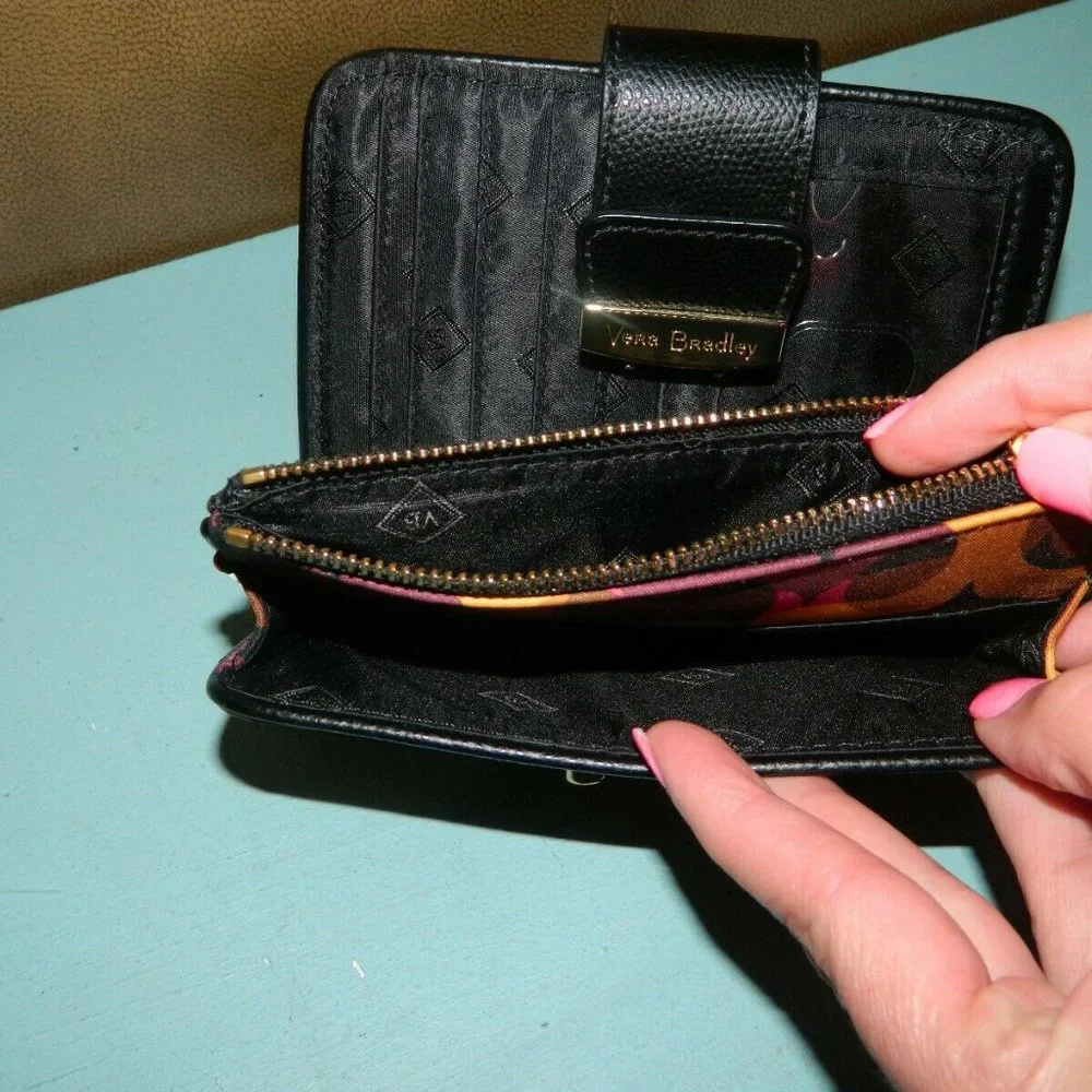 Vera Bradley Pushlock Wallet Modern Lights - Picture 3 of 3